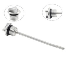 CNC Engine Oil Dipstick Silver