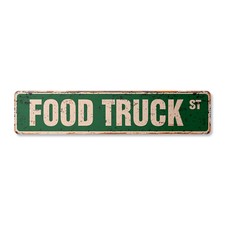 FOOD TRUCK Vintage Street Sign