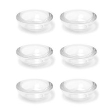 Set of Clear Glass Tea Light