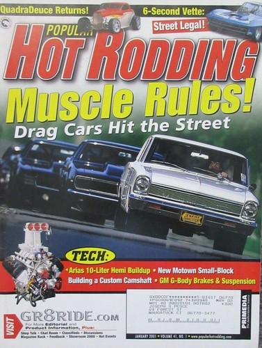 2001 jan hot rodding - hot, magazine