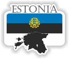 Estonia Country Project Flag