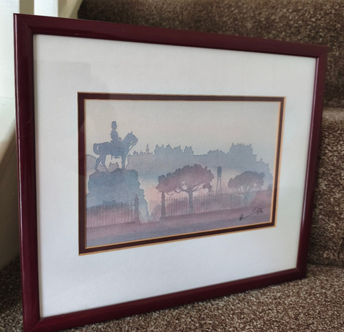 Framed print skyline edinburgh - skyline,