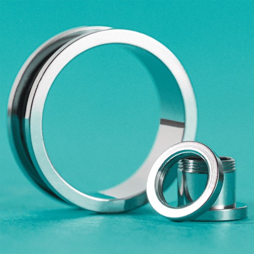 Screw ear tunnel plug metal - ear,