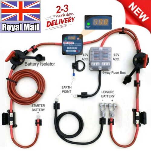 Split charge relay - split, kit