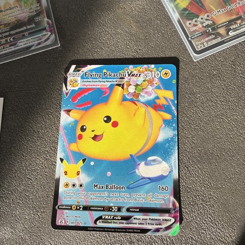 Pokémon vmax flying - flying, pikachu