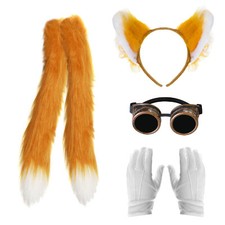 Childs two tailed flying - flying, fox