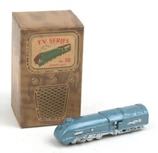 Vintage Benbros T.V Series No.16 Metallic Blue Streamlined Express Loco *BOXED*