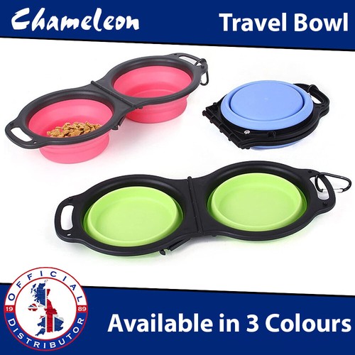 Double pet bowl - bowl, portable