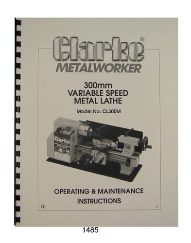 Clarke cl300m lathe operation - clarke,