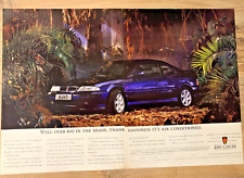 ROVER 220 TURBO COUPE TOMCAT - FRAMEABLE COLLECTIBLE ORIGINAL CLASSIC CAR ADVERT