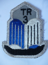 ORIGINAL  1950s - 1960s ???? TRIUMPH TR3 CLOTH PATCH BONNET GRILL DESIGN.
