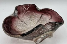 Murano Trinket Dish Bowl Art