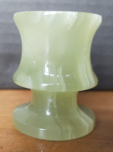 Vintage onyx marble - marble, goblet