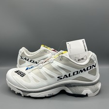 Salomon XT-4 OG White Ebony Lunar Rock Trail Running Shoes UK 9 EU 43 US 9.5