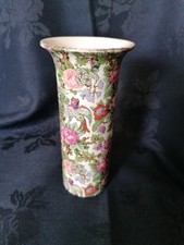 Antique Crown Ducal Ware Victoria Chintz Bud Vase Porcelain