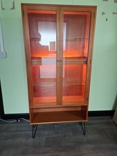 G Plan Mid Century Teak Glass
