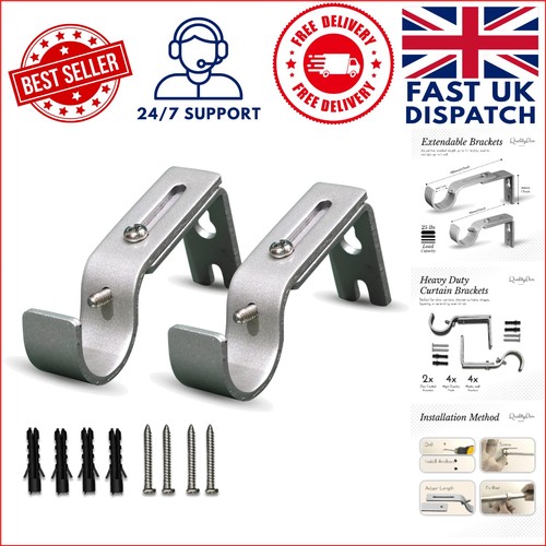 Stylish silver curtain rod - stylish,