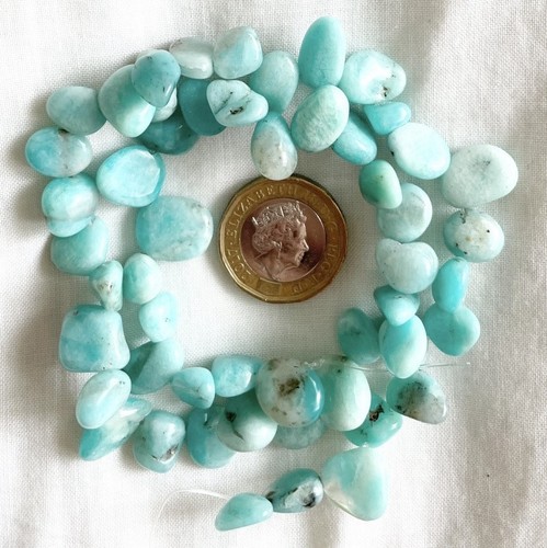 Larimar natural pebble nugget - natural,