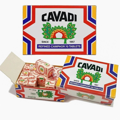 Camphor tablets cavadi - by,