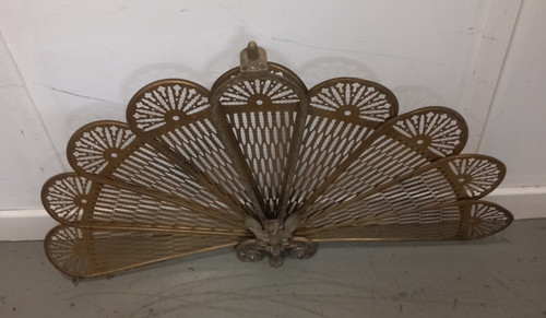 Vintage gargoyle brass fire - vintage,