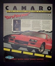 Chevy Camaro Z28 1982 Poster