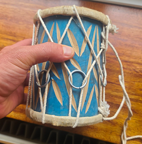 Wooden dholak hand drum - hand, drum,