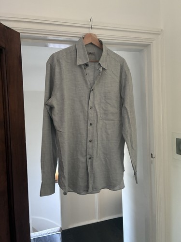 Brioni cotton grey - shirt, size