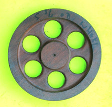 Traditional 5¾″ OD Sand Casting Wheel Mould Large Used A sculptural relic....