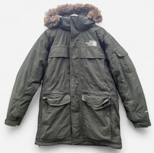 The North Face Hyvent McMurdo Men's Down Fill Green Winter Parka Jacket - Medium