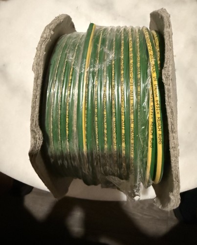 Green yellow earth bonding - yellow,