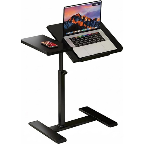 Rolling laptop desk adjustable - desk,