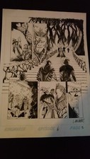 2000AD ORIGINAL ARTWORK. KINGMAKER BY LEIGH GALLAGHER