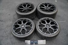 LAMBORGHINI AVENTADOR SVJ STYLE ALLOY WHEELS AND TYRES 20" & 21 GLOSS BLACK
