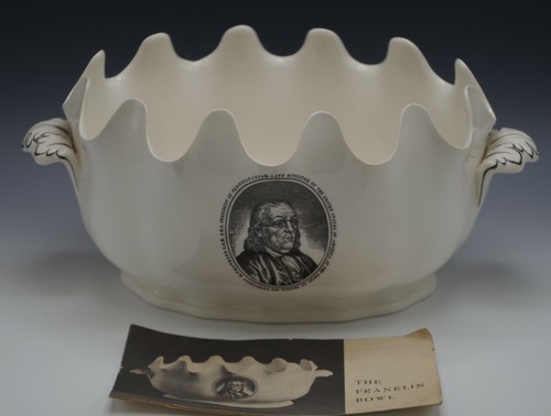 Wedgwood creamware monteith - creamware,