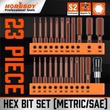 23pc Hex Bit Set Hex Head