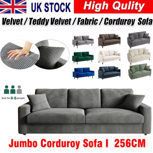 Seater teddy velvet sofa - teddy,