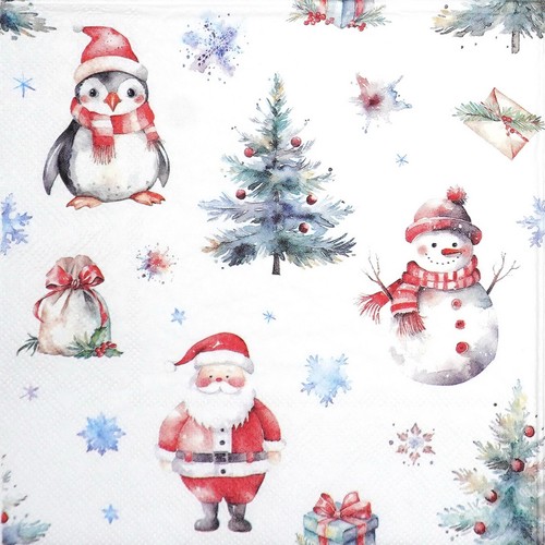 Single paper napkins for - 4x,