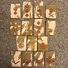 Desert DPM Rank Slide, British Army Surplus Lance Corporal to Field Marshal - 1