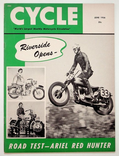 Cycle magazine june - magazine, 1956