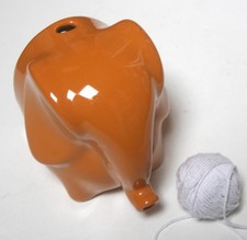 Orange Elephant  1970s vintage