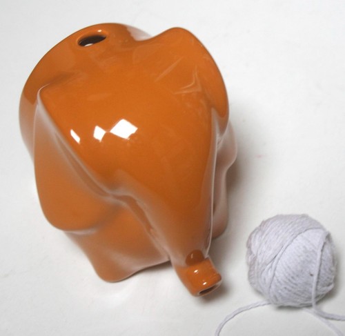 Orange elephant 1970s - orange,