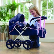 Mamas & Papas Junior Ultima Dolls Pram - With matching Changing Mat Bag