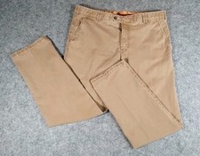 Meyer New York Modern Comfort Mens Trousers Chinos Light Brown 38W x 32L