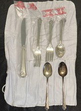 6 pc Demask Rose Pattern