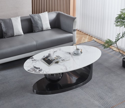 Avorio oval coffee table with - oval,