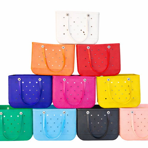 Stylish eva rubber beach tote - stylish,