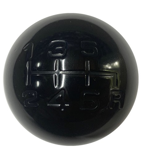 Black gear shift - knob, round