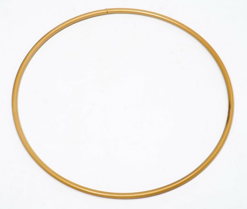 Gold 50cm metal ring - 50cm, hoops