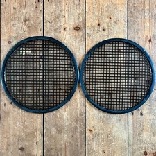 Pair of 12" 2x12 metal speaker grills marshall - orange - fender etc