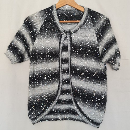 Womens sequin knit cardigan - womens,